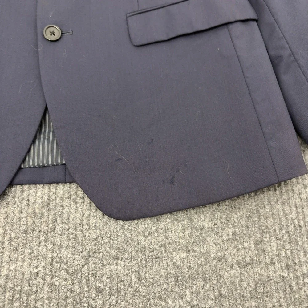 Banana Republic Suit Jacket Mens 38S Navy Blue Wool Slim Fit Blazer Professional